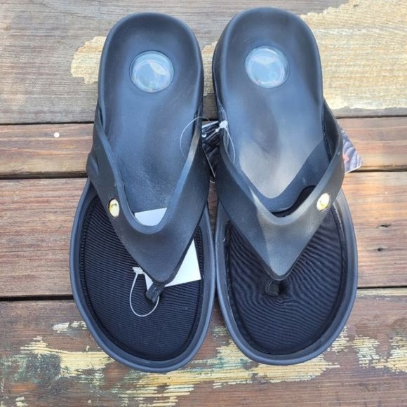 Hawaiian Jellys Slide Flip Flop Thong Flat Sandals Sz 11 - Picture 2 of 10